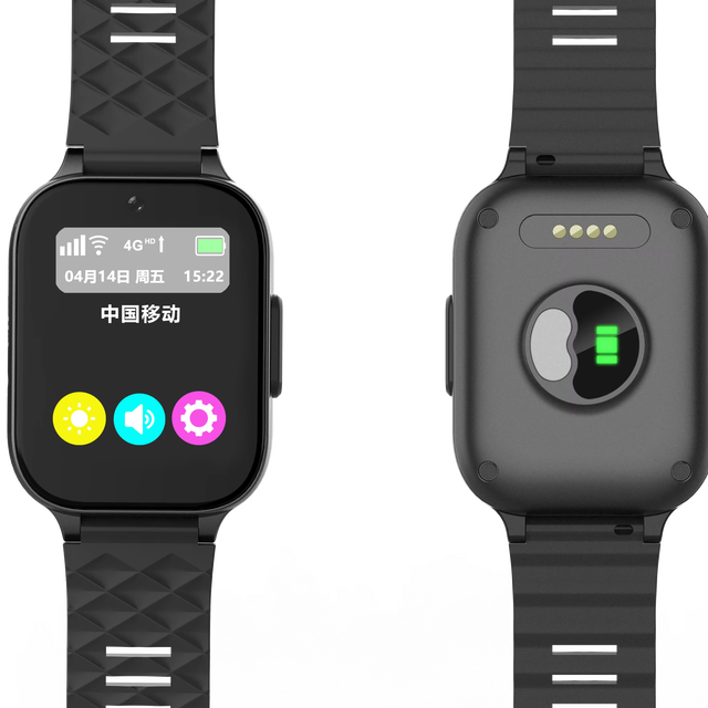 4G GPS Tracker SOS Watch IP67 Waterproof Square Design Touch Screen for Elderly Patients Students