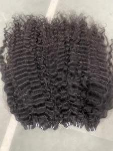 Cheveux humains bouclés vierges, extensions de cheveux naturels, collection de la meilleure qualité en gros - Product Image 3