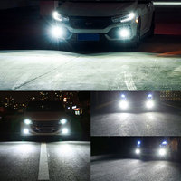 Super brillante Auto lámparas H1 enchufe coche reacondicionamiento bombillas Led 12V coche 3570 CSP LED niebla/luces de conducción faro blanco faro delantero antiniebla