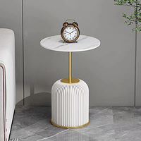 Nouvelle table basse moderne en acier inoxydable, design moderne, mobile, décorative, pour salon, balcon, pas cher
