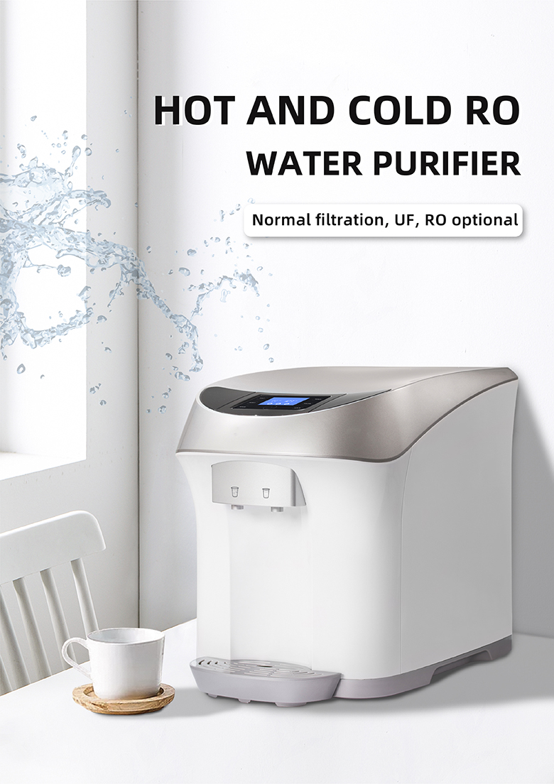 Filterpur desktop UV electric instant hot cold water filter dispenser price