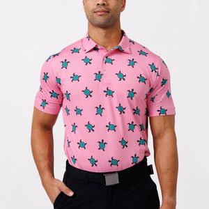 Chemises de golf vintage personnalisées en tissu Spandex/Polyester imprimé à motifs, séchage rapide, haute élasticité, qualité supérieure - Product Image 4