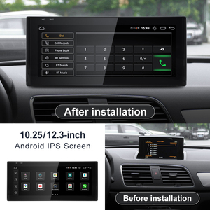 Autoradio multimédia STWEI Snapdragon665 12,3 pouces avec CarPlay sans fil et Android 14 pour AUDI 13-18 Q3, unité principale, radio, Bluetooth - Product Image 3