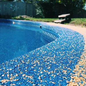 安定した品質色の合成epdm顆粒ゴムクラムサプライヤー周り水泳プール