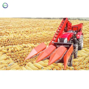 Mini Corn Harvester Machine Corn Peeling 35hp Tractor Maize Harvester Machine