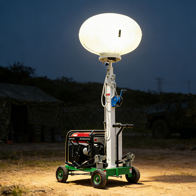 Safe Packaging Mining Working Light Rainproof Light Ballon Tower Light 1000w Tower Light Mobile Trailer Light Tower