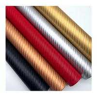 Simili cuir PU imperméable 12x24 rouge fibre de carbone 0,8 mm gravable au laser pour la gravure laser, idéal pour sacs décoratifs, ceintures et adhésifs