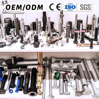 Vente chaude M10 M8 M12 boulons en PTFE téflonés entièrement filetés goujons écrous boulons de bielle double face fabricants directs