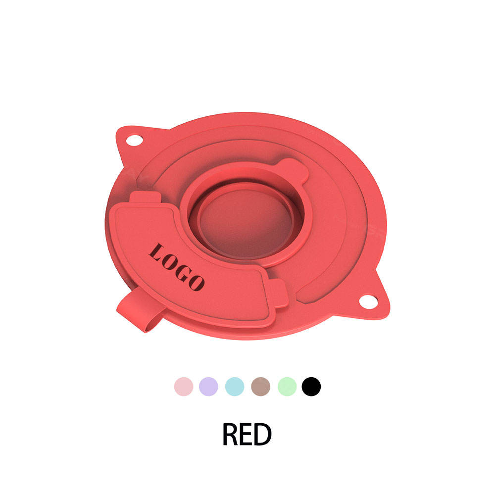 Couvercle rouge et bol