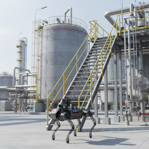 หุ่นยนต์สี่ขา Sevnce Robotics สำหรับงานฉุกเฉินและการตรวจสอบ หรือ งานฉุกเฉินและการตรวจสอบพร้อมระบบนำทาง SLAM ป้องกันการระเบิด - Product Image 3