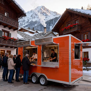 <span class=keywords><strong>Food</strong></span> <span class=keywords><strong>Truck</strong></span> Commercial pour la Vente en Thaïlande avec Roues, Idéal pour Ramen, Hot-Dogs, Pizza, Burgers et Barbecue au Charbon de Bois - Product Image 4