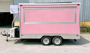 Remorque de restauration mobile avec fenêtre de service, four à convection et comptoir pour choux à la crème dans les rues d'Amsterdam - Product Image 2