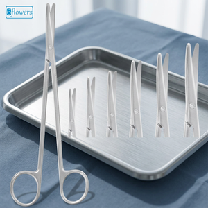 Ciseaux chirurgicaux et de dissection METZENBAUM, manuels, en acier inoxydable, instrument médical certifié CE - Product Image 4