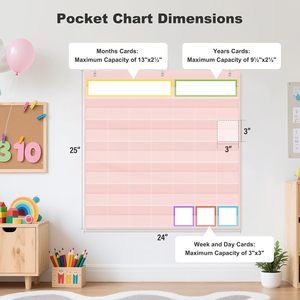 Calendario de bolsillo de poliéster para gestión del tiempo, diseño minimalista rectangular para la vuelta al cole - Product Image 5