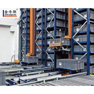 Entrepôt Intelligent de tuyaux en acier Asrs, supports de stockage automatisé, système de récupération de rayonnages ASRS