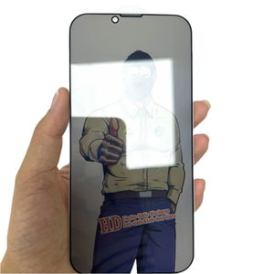 Protector de Pantalla de Vidrio Templado Antiespía <span class=keywords><strong>Gorilla</strong></span>, Película de Privacidad de Vidrio 9H para <span class=keywords><strong>iPhone</strong></span> Serie 15 Pro Max 14 Pro 13 Plus <span class=keywords><strong>12</strong></span> 11 - Product Image 2