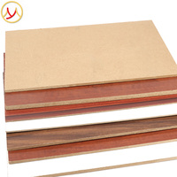 Panneau MDF stratifié mélaminé brillant/mat, grain de bois, feuille de MDF mélaminé