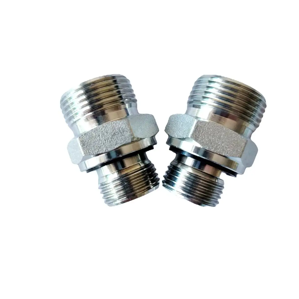 Adaptor laki-laki pipa selang hidrolik dan fitting untuk Pres Crimping