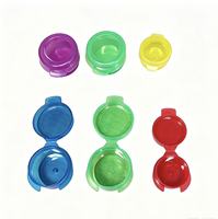 Bocaux en plastique à couvercle articulé 1g 3g 5g 10ml, contenants cosmétiques et médicaux, flacons à capsules