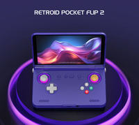 Retroid Pocket Flip 2, console de jeu rétro portable, WIFI BT5.0, Android 13, console de jeu rétro, écran tactile de 5,5 pouces, 5500 mAh, manette de jeu