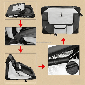 Katlanabilir açık seyahat yumuşak köpek kulübesi nefes <span class=keywords><strong>Pet</strong></span> seyahat taşıyıcısı fermuar kapatma basit stil 6 boyutları seçenekleri kutu ambalaj - Product Image 4