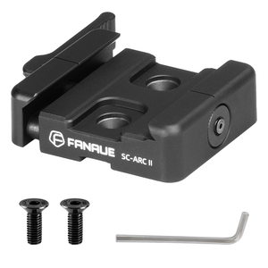 Arca-swiss Hợp kim nhôm <span class=keywords><strong>Bipod</strong></span> Adapter phát hành nhanh chóng kẹp gắn kết cho fanaue Tripod Heads - Product Image 2