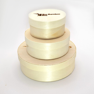 Boîte d'emballage en bois pour boulangerie, résistante au four, moules en bois écologiques avec doublures amovibles pour petits gâteaux, directement de l'usine - Product Image 2