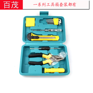 Emergency <b>Tool</b> Kit 12-Piece Plastic Green Car Maintenance Set For <b>Vehicle</b> Repair - Product Image 5