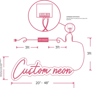 Insegna al Neon LED Personalizzata IPixel per Interni o Esterni, Impermeabile IP67, Decorazione Luminosa 'Buon Compleanno' o 'Sposami' - Product Image 5