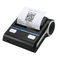 Printer Thermal Bluetooth Mini Portabel MHT-P8001 80mm, Printer Resi Tanpa Tinta Isi Ulang untuk Restoran, Kafe, Bar, dan Takeaway