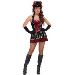 Costume <span class=keywords><strong>da</strong></span> Pirata Vintage Sexy per Halloween, Outfit per Cosplay Femminile, Costume <span class=keywords><strong>da</strong></span> Film e TV - Product Image 6
