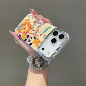 Blue Light Dot Diamond Cartoon Little Animals son adecuados para Apple 17promax Phone Cases para Iphone14 Cute 15/16Pro - Product Image 6