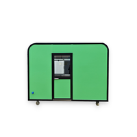 Remorque de restauration mobile de qualité supérieure pour café et nourriture, unité de traiteur extérieure avec évier, rangement et comptoir de service