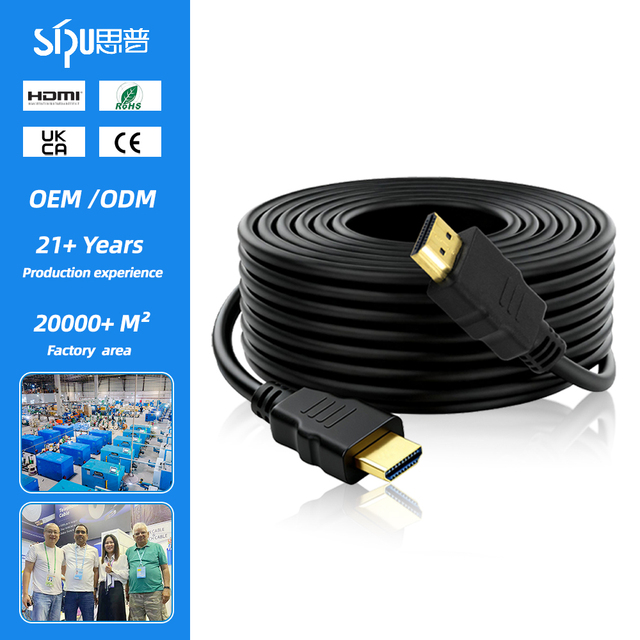 Factory Wholesale High-Speed 4k 1080p 60hz HDMI to HDMI Cable 10m 15m 20m 25m 30m Length Cabo hdmi for Monitor