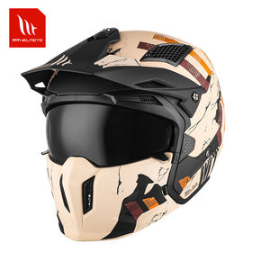 Casco Integral Unisex MT para Todas las Estaciones, Material ABS, Cierre de Liberación Rápida para Viajes en Motocicleta Todoterreno y de Carretera - Product Image 3