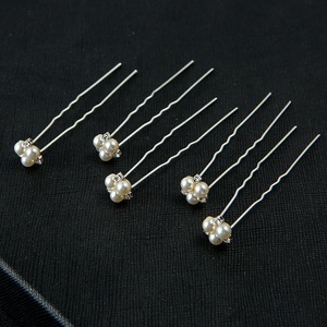 10pcs Set Rhinestone Metal U Shape Fork Hairpins <strong>Bridesmaid</strong> Wedding Pearl <strong>Hair</strong> Pins <strong>Hair</strong> Clip <strong>Hair</strong> Accessories <strong>Pieces</strong> for Brides - Product Image 5