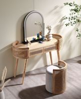Fauteuil antique chaise de salon confortable loisirs petit pouf chaise de dressing en rotin massif