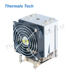 4 أنابيب حرارية للحوض الحراري النشط مع مروحة تبريد هواء 6025 لرقاقات وحدة المعالجة المركزية لخادم 2U - Product Image 6