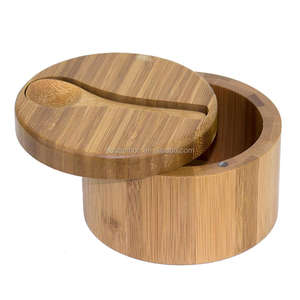रसोई बांस चम्मच के साथ नमक बॉक्स - Product Image 2