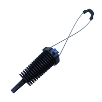 Collier de serrage en plastique à extrémité fermée 3-7 mm, collier de tension à coin simple pour câbles ADSS/aériens