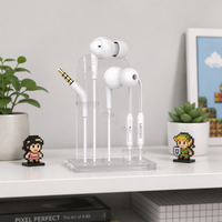 Écouteurs filaires intra-auriculaires 3,5 mm avec micro, transducteur dynamique magnétique, cordon de 1,2 m, basses puissantes, pour jeux, téléphone, PC, ordinateur portable