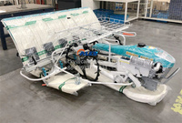 Semoir multifonctionnel pour riz, machine à repiquer les semis de riz, transplanteur de riz à 4/5/6 rangs pour la plantation sur rizières