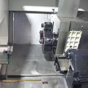 Torna automática Cnc Precio Cama inclinada Tornos de precisión Cnc TCK52 C y ejes Y Bmt55 Torreta eléctrica Torno Cnc Herramientas en vivo