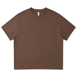 Vente en gros de t-shirts surdimensionnés en coton 100% avec impression DTG, t-shirt vierge lourd, nouveau t-shirt à col rond tendance pour hommes - Product Image 5