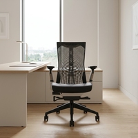 Chaise de bureau exécutive moderne réglable à 360 degrés ES, accoudoirs 4D, confort ergonomique, pivotante pour le bureau à domicile, le salon (tissu)