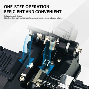 Cortadora de Fibra Óptica de Alta Precisión CLV100E con Reinicio Automático para Empalmes en Frío FTTH, Cortadora de Cables con Riel Deslizante Recto - Product Image 4