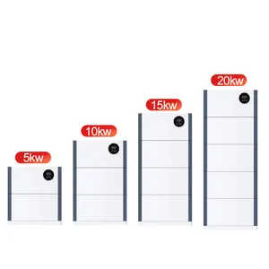 Dễ dàng để cài đặt Stackable LiFePO4 pin Lithium ion 48V 200AH 51.2V 100AH 5KW 10kwh 15KW năng lượng mặt trời hệ thống năng lượng lưu trữ pin