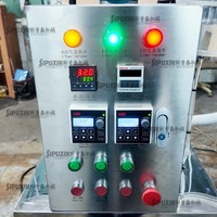 Cuve de mélange en acier inoxydable Sipuxin avec agitateur, disperser à haute vitesse à fond plat, petite cuve