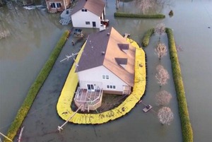 Barrière de contrôle instantané des inondations, 60 pouces et 50 pieds, pour la Protection de l'eau et <span class=keywords><strong>les</strong></span> inondations - Product Image 4