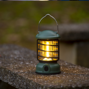 Khẩn cấp retro <span class=keywords><strong>LED</strong></span> Cắm trại đèn lồng AA pin di động cổ điển ngoài trời vườn ánh sáng lều cắm trại đèn - Product Image 4